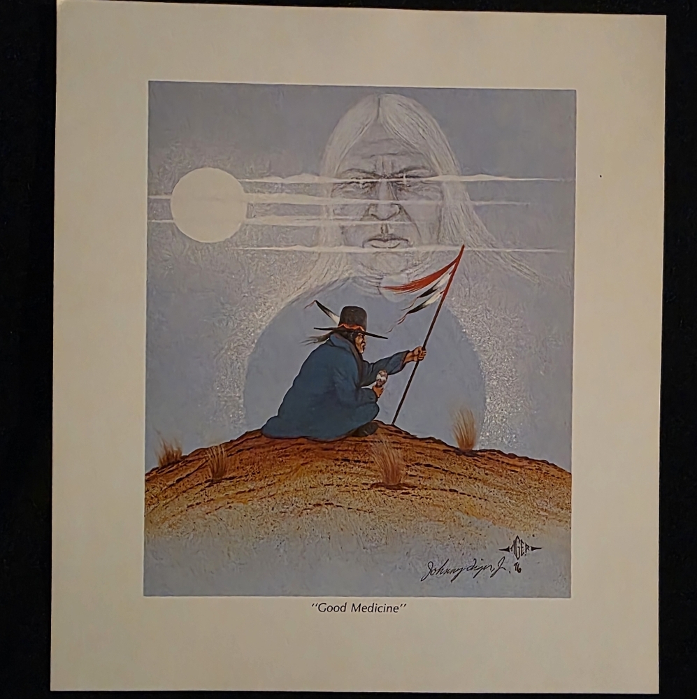 “Good Medicine” by Johnny Tiger Jr. – Signed Print – $150 Each
